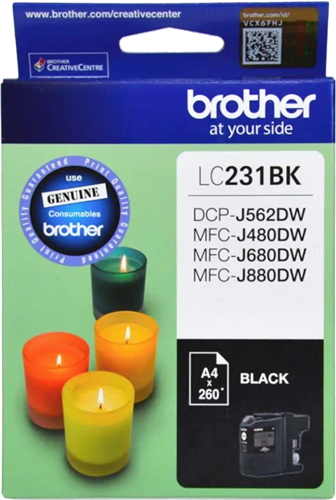 Brother LC231BK Black Ink Cartridge – Printer Consumables | ACP Online