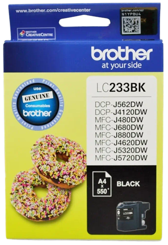 Brother LC233BK Black Ink Cartridge – Printer Consumables | ACP Online