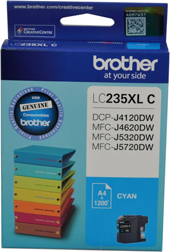 Brother LC235XLC Cyan High Yield Ink Cartridge – Printer Consumables | ACP Online
