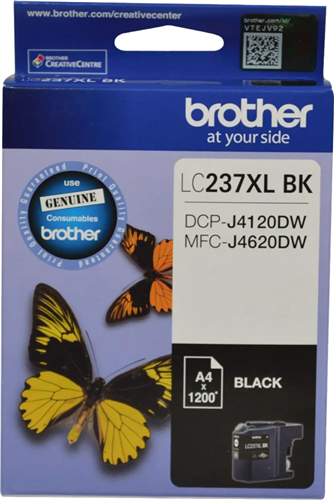 Brother LC237XLBK Black High Yield Ink Cartridge – Printer Consumables | ACP Online