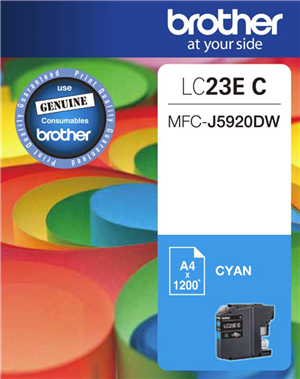 Brother LC23EC Cyan Ink Cartridge