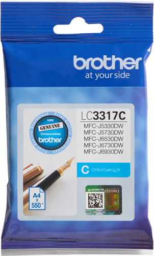 Brother LC3317C Cyan Ink Cartridge – Printer Consumables | ACP Online
