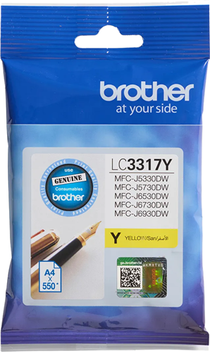 Brother LC3317Y Yellow Ink Cartridge – Printer Consumables | ACP Online