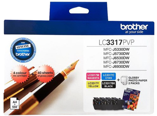 Brother LC3317PVP Ink Cartridge Photo Value Pack – Printer Consumables | ACP Online