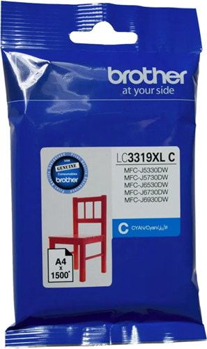 Brother LC3319XLC Cyan High Yield Ink Cartridge – Printer Consumables | ACP Online