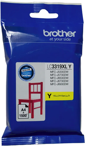 Brother LC3319XLY Yellow High Yield Ink Cartridge – Printer Consumables | ACP Online