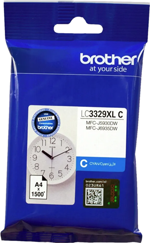 Brother LC3329XLC Cyan High Yield Ink Cartridge – Printer Consumables | ACP Online