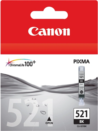Canon CLI521BK Black Ink Cartridge – Printer Consumables | ACP Online