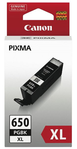 Canon PGI-650XLPGBK Black High Yield Ink Cartridge