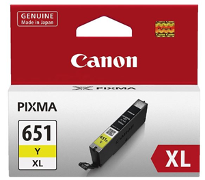 Canon CLI-651XLY Yellow High Yield Ink Cartridge