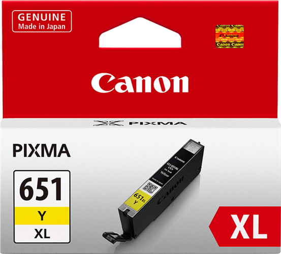 Canon CLI651XLY Yellow High Yield Ink Cartridge – Printer Consumables | ACP Online
