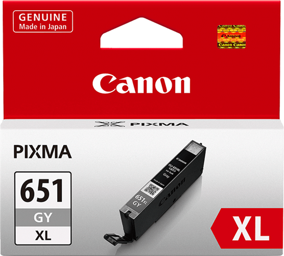 Canon CLI651XLGY Grey High Yield Ink Cartridge – Printer Consumables | ACP Online