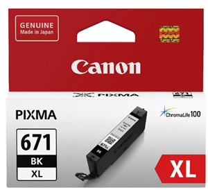 Canon CLI-671XLBK Black High Yield Ink Cartridge