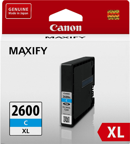Canon PGI2600XLC Cyan High Yield Ink Cartridge – Printer Consumables | ACP Online