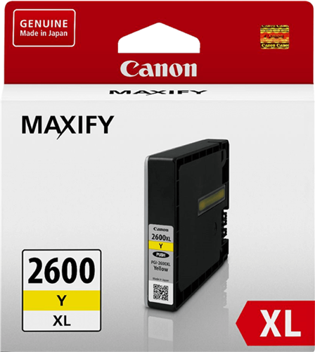 Canon PGI2600XLY Yellow High Yield Ink Cartridge – Printer Consumables | ACP Online