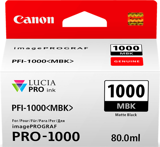 Canon PFI-1000MBK Matte Black Ink Tank – Printer Consumables | ACP Online