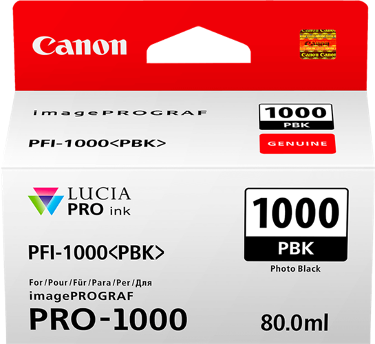 Canon PFI-1000PBK Pigment Black Ink Tank – Printer Consumables | ACP Online