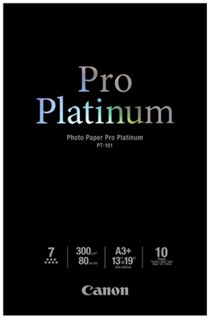 Canon PT-101 A3+ Pro Platinum 300gsm Photo Paper - 10 Sheets