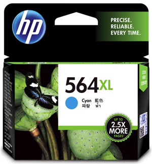 HP 564XL Cyan High Yield Ink Cartridge