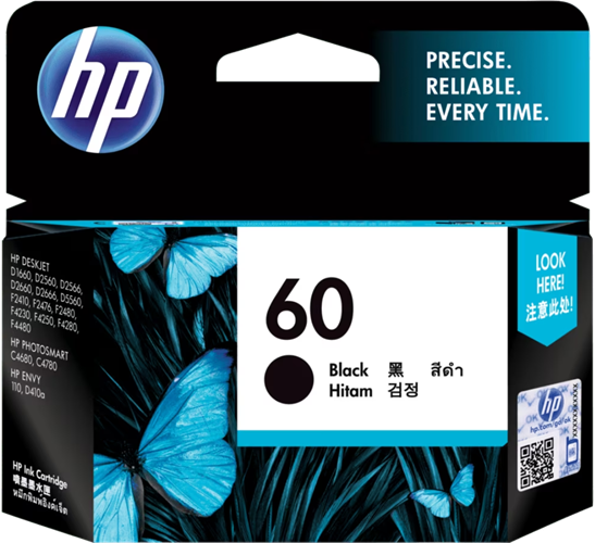 HP 60 Black Ink Cartridge – Printer Consumables | ACP Online