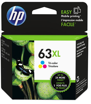 HP 63XL Tri-Colour High Yield Ink Cartridge