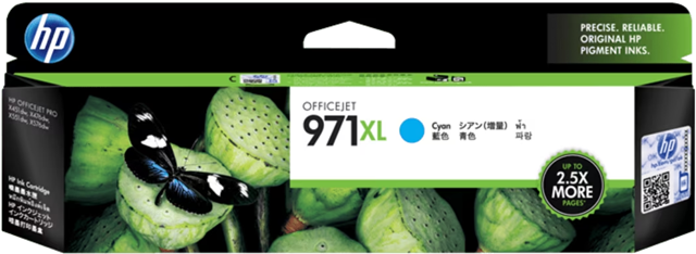 HP 971XL Cyan High Yield Ink Cartridge – Printer Consumables | ACP Online