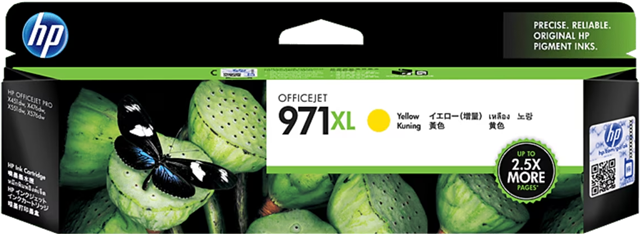 HP 971XL Yellow High Yield Ink Cartridge – Printer Consumables | ACP Online