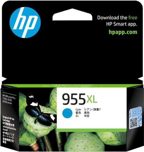 HP 955XL Cyan High Yield Ink Cartridge – Printer Consumables | ACP Online