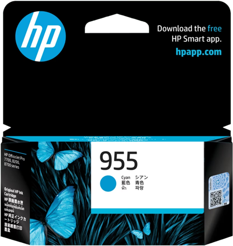 HP 955 Cyan Ink Cartridge – Printer Consumables | ACP Online