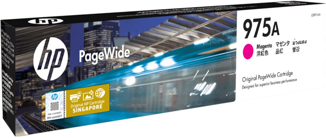 HP 975A Magenta PageWide Cartridge – Printer Consumables | ACP Online