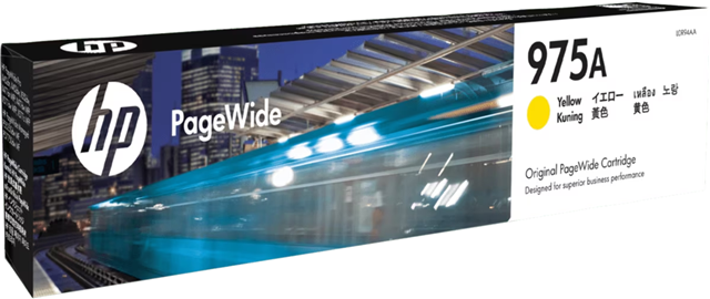 HP 975A Yellow PageWide Cartridge – Printer Consumables | ACP Online