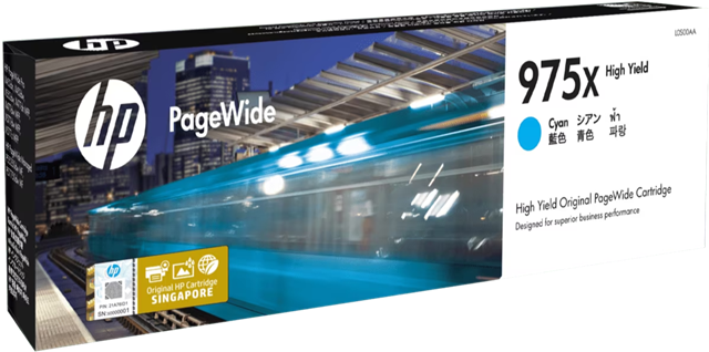 HP 975X Cyan High Yield PageWide Cartridge – Printer Consumables | ACP Online