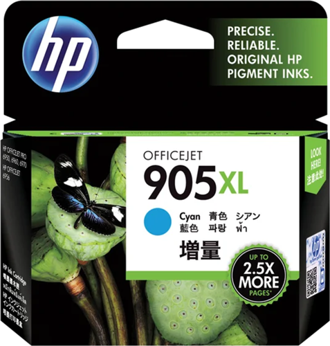 HP 905XL Cyan High Yield Ink Cartridge – Printer Consumables | ACP Online