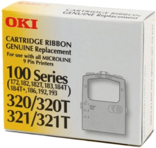 OKI Microline Cartridge Ribbon - 100 Series/ML320/ML321 – Printer Consumables | ACP Online