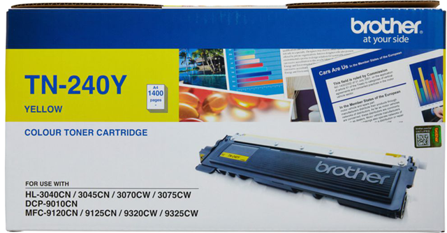 Brother TN-240Y Yellow Toner – Brother Printers & Accessories | ACP Online