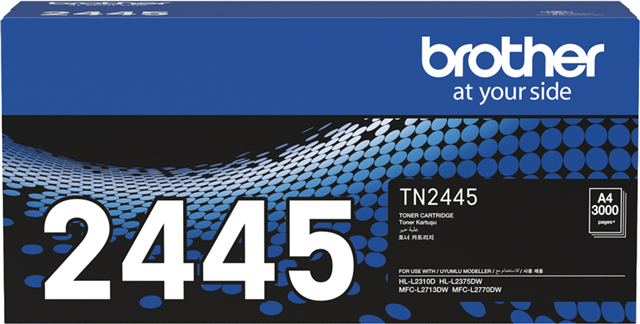 Brother TN-2445 Black High Yield Toner – Brother Printers & Accessories | ACP Online