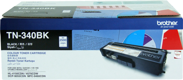 Brother TN-340BK Black Toner – Brother Printers & Accessories | ACP Online