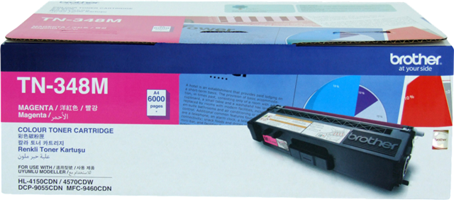 Brother TN-348M Magenta High Yield Toner – Brother Printers & Accessories | ACP Online