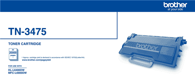 Brother TN-3475 Black Ultra High Yield Toner – Brother Printers & Accessories | ACP Online