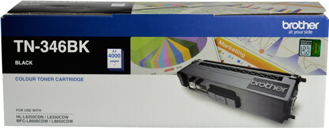 Brother TN-346BK Black High Yield Toner – Brother Printers & Accessories | ACP Online