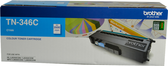 Brother TN-346C Cyan High Yield Toner – Brother Printers & Accessories | ACP Online