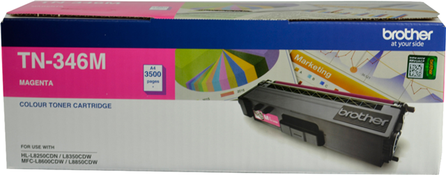Brother TN-346M Magenta High Yield Toner – Brother Printers & Accessories | ACP Online