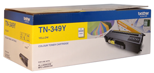 Brother TN-349Y Yellow Extra High Yield Toner Cartridge