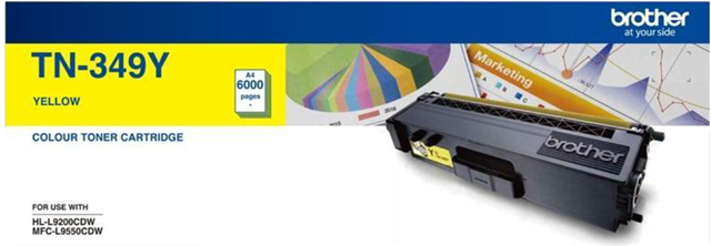 Brother TN-349Y Yellow Super High Yield Toner – Brother Printers & Accessories | ACP Online