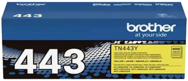 Brother TN443Y Yellow High Yield Toner – Brother Printers & Accessories | ACP Online