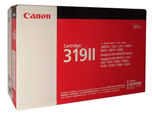 Canon CART319BKII Black High Yield Toner Cartridge
