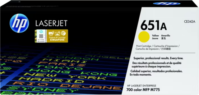 HP 651A Yellow Toner – Printer Consumables | ACP Online