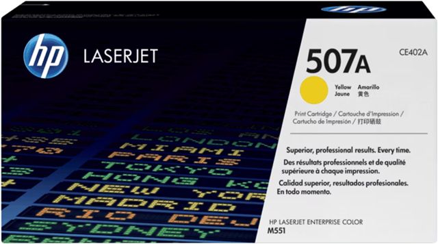 HP 507A Yellow Toner – Printer Consumables | ACP Online