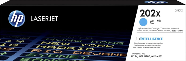 HP 202X Cyan Toner – Printer Consumables | ACP Online