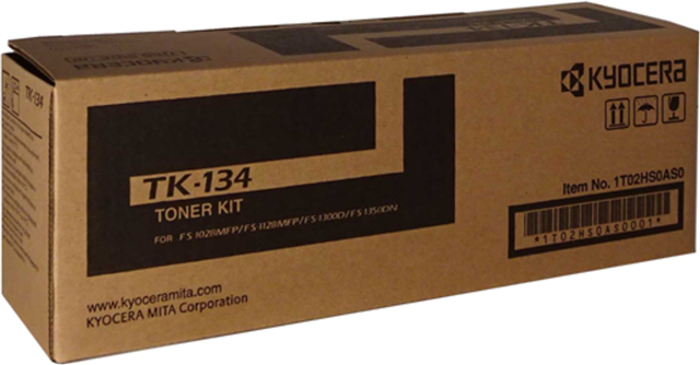 Kyocera TK-134 Black Toner – Kyocera Printer & Accessories | ACP Online